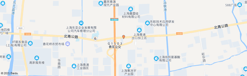 上海北青公路汇金路(五号桥)_公交站地图_上海公交_妙搜公交查询2024