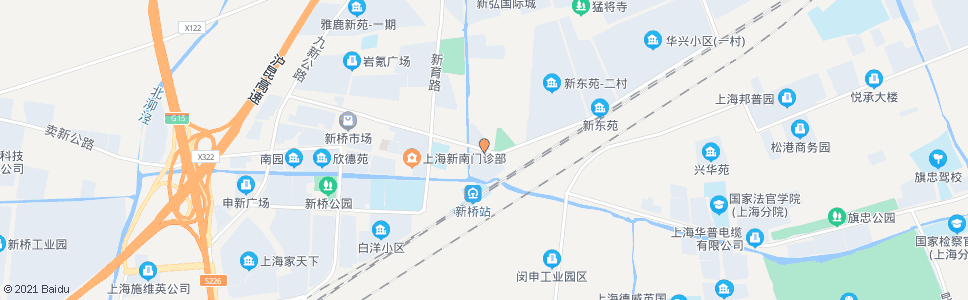 上海新桥敬老院_公交站地图_上海公交_妙搜公交查询2024