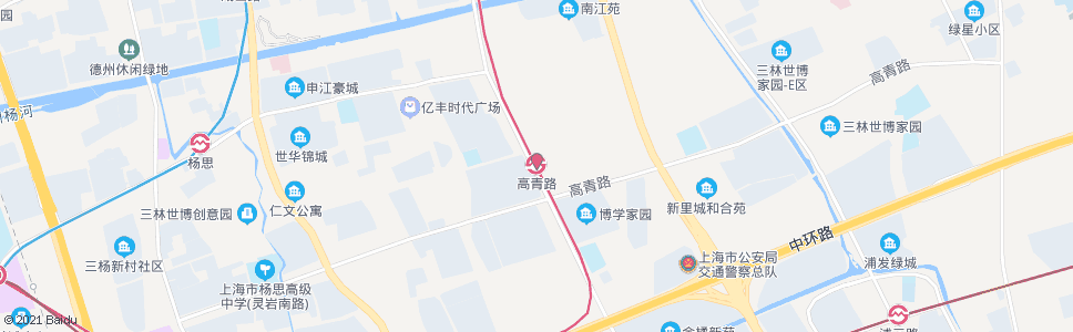 上海新浦路高青路_公交站地图_上海公交_妙搜公交查询2024