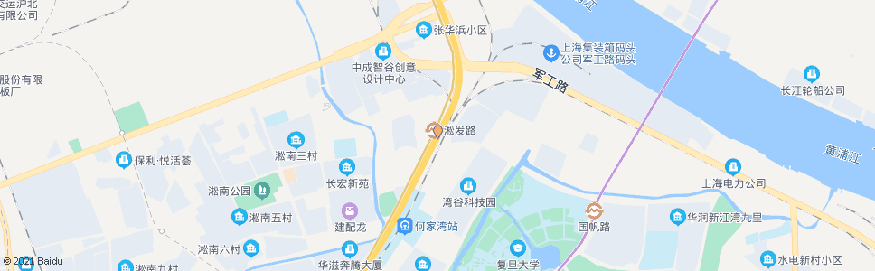 上海殷家浜_公交站地图_上海公交_妙搜公交查询2024