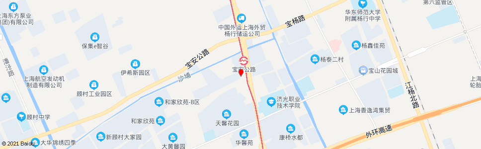 上海鸿宝中心路_公交站地图_上海公交_妙搜公交查询2024