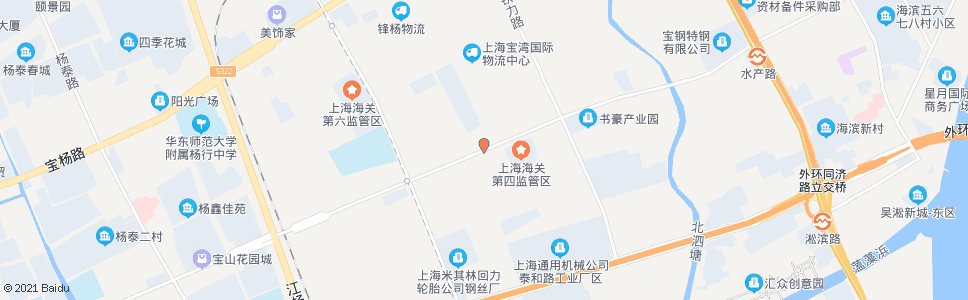上海水产路铁峰路_公交站地图_上海公交_妙搜公交查询2024