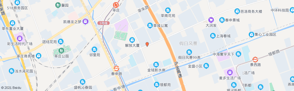 上海春申路都市路_公交站地图_上海公交_妙搜公交查询2024