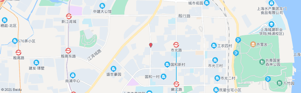 上海民京路世界路_公交站地图_上海公交_妙搜公交查询2024