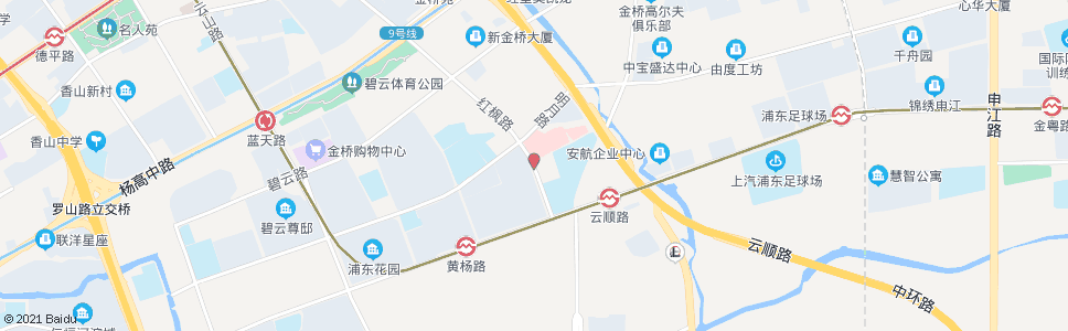 上海红枫路锦绣东路(妇幼保健医院)_公交站地图_上海公交_妙搜公交查询2024