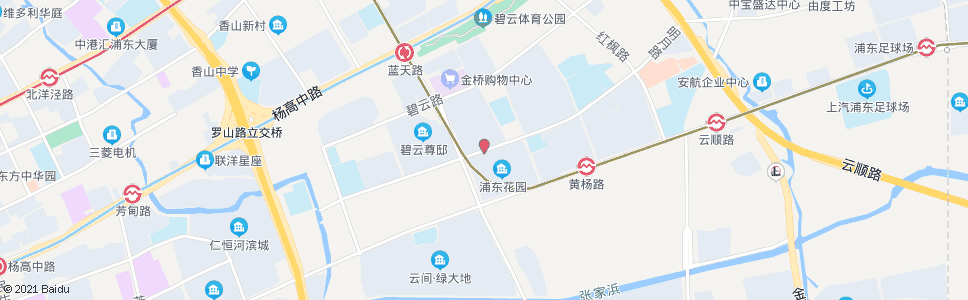 上海明月路云山路_公交站地图_上海公交_妙搜公交查询2024