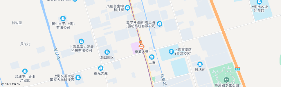 上海沪杭公路奉浦大道(招呼站)_公交站地图_上海公交_妙搜公交查询2024