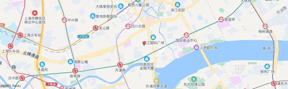上海塘沽路乍浦路_公交站地图_上海公交_妙搜公交查询2024