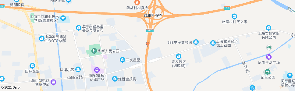 上海马滕湾(纪鹤路沈海高速)_公交站地图_上海公交_妙搜公交查询2024