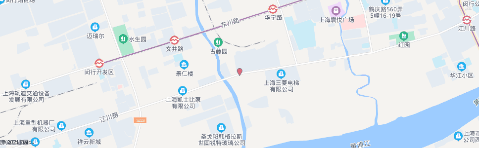 上海江川路沙港桥_公交站地图_上海公交_妙搜公交查询2024