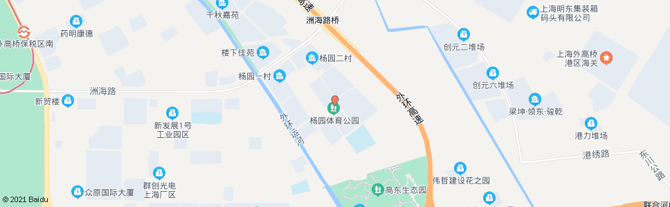 上海园二路新园路_公交站地图_上海公交_妙搜公交查询2024