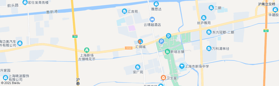 上海新环西路沪南公路_公交站地图_上海公交_妙搜公交查询2024