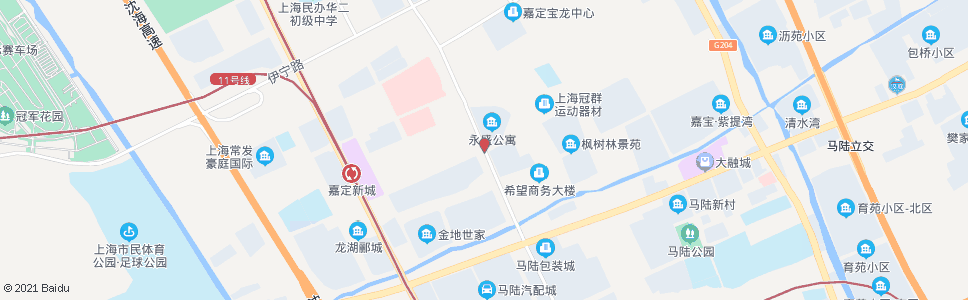 上海永盛路双单路_公交站地图_上海公交_妙搜公交查询2024