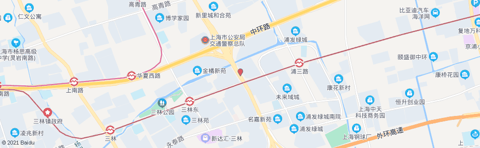 上海杨高南路三林路_公交站地图_上海公交_妙搜公交查询2024