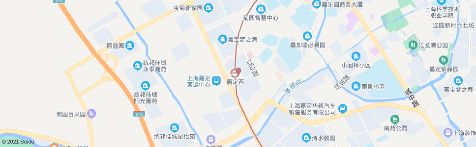 上海公交嘉定西站_公交站地图_上海公交_妙搜公交查询2024