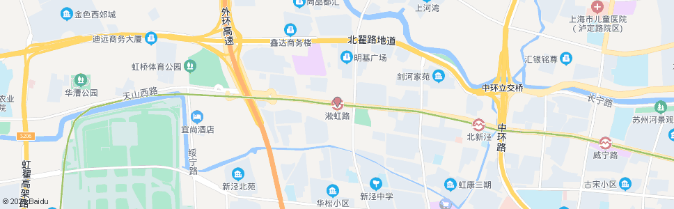 上海天山西路福泉路(2号线淞虹路站)_公交站地图_上海公交_妙搜公交查询2024