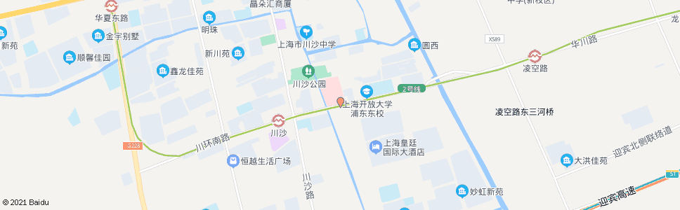 上海川环南路保健路_公交站地图_上海公交_妙搜公交查询2024