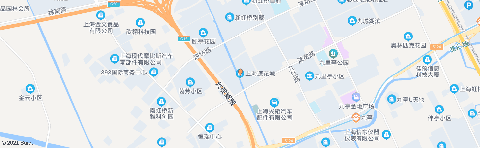 上海涞寅路(源花城)(招呼站)_公交站地图_上海公交_妙搜公交查询2024