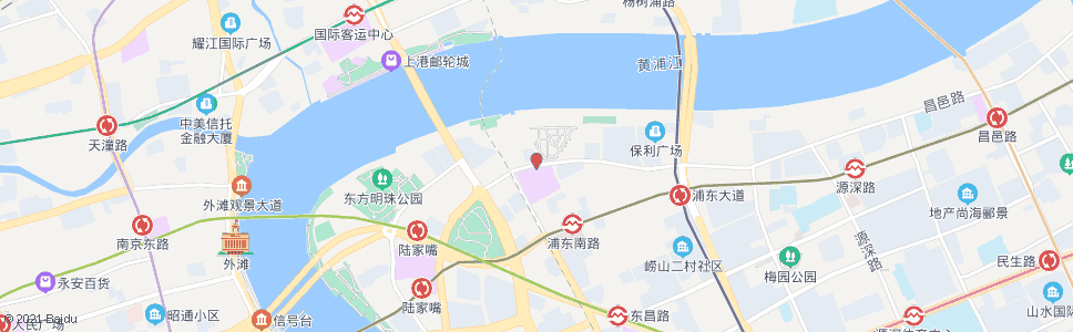 上海银城路浦东南路_公交站地图_上海公交_妙搜公交查询2024