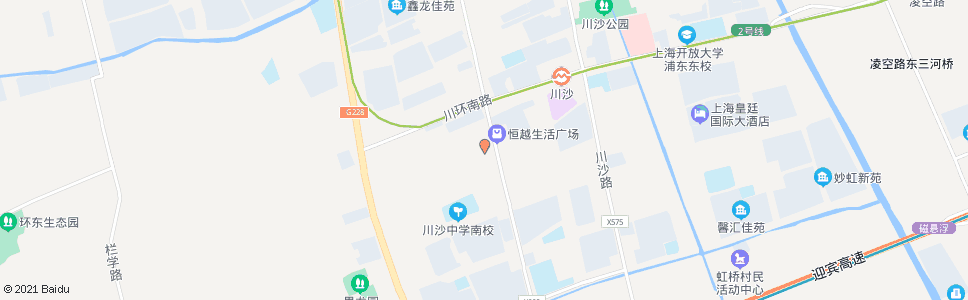 上海川沙客运站(招呼站)_公交站地图_上海公交_妙搜公交查询2024