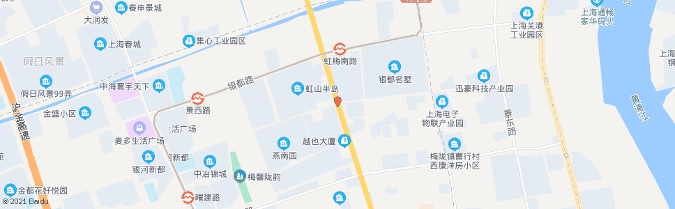 上海虹梅南路景联路_公交站地图_上海公交_妙搜公交查询2024
