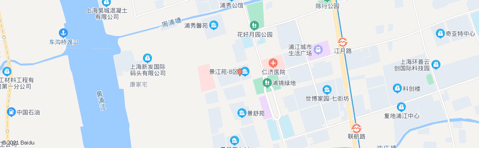 上海浦秀路江月路_公交站地图_上海公交_妙搜公交查询2024