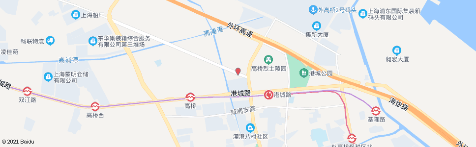 上海江东支路张杨北路_公交站地图_上海公交_妙搜公交查询2024