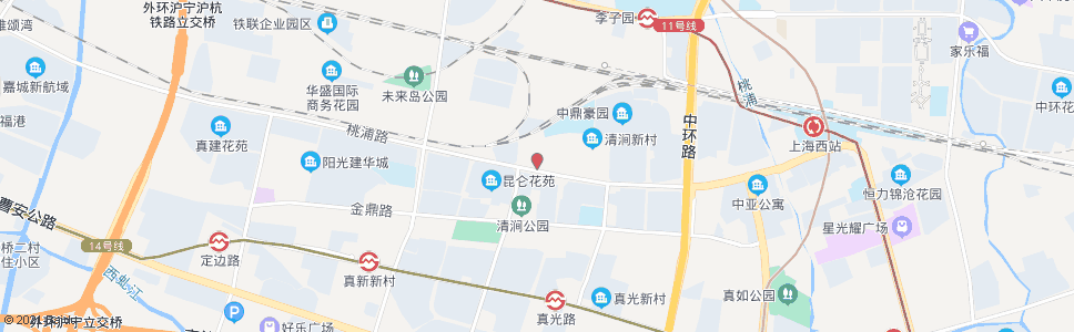 上海清涧新村_公交站地图_上海公交_妙搜公交查询2024