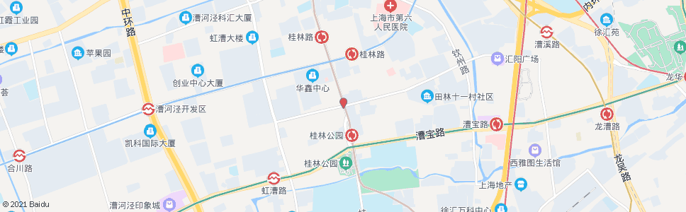 上海桂林路田林路(临时站)_公交站地图_上海公交_妙搜公交查询2024