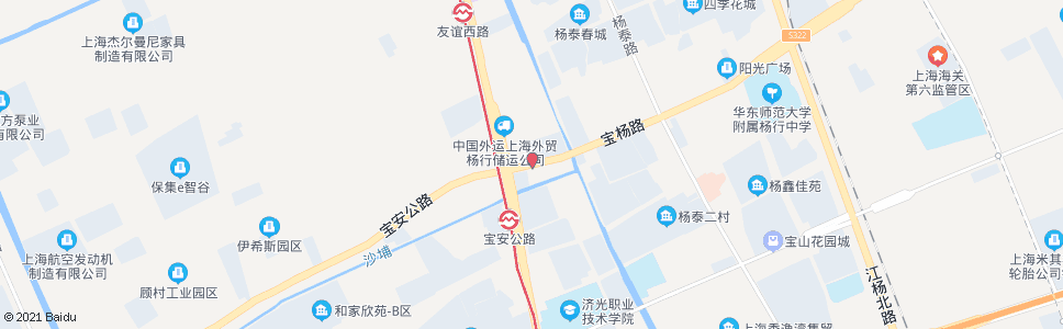 上海宝杨路梅林路_公交站地图_上海公交_妙搜公交查询2024