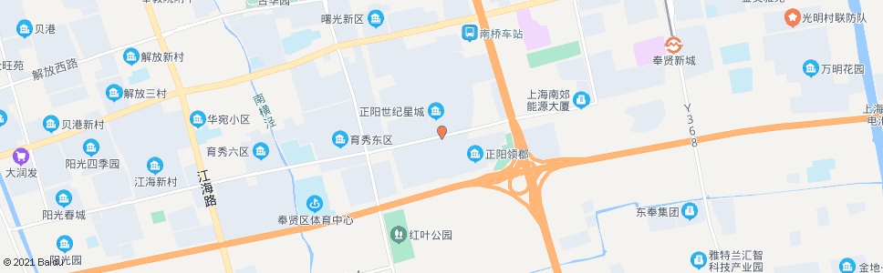 上海南港路正环路_公交站地图_上海公交_妙搜公交查询2024