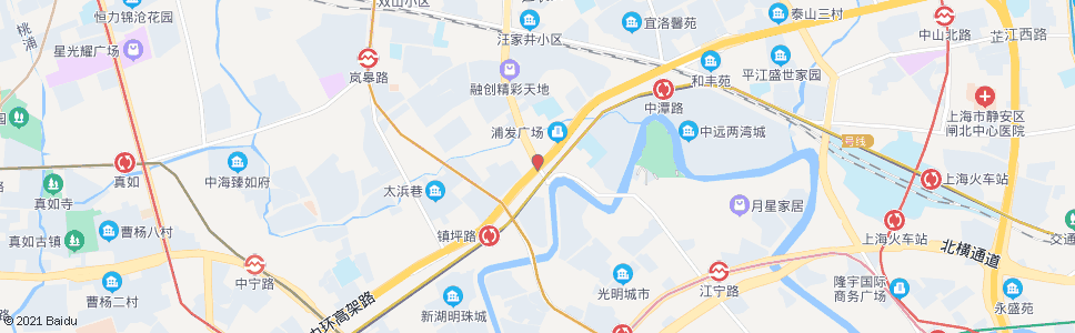 上海中山北路光新路_公交站地图_上海公交_妙搜公交查询2024