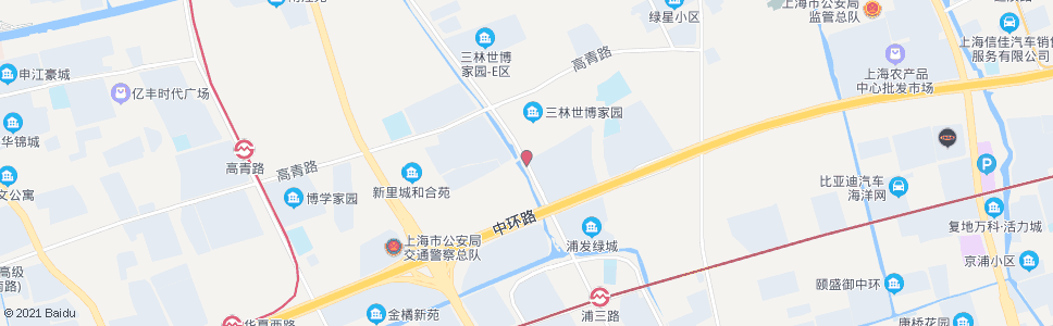 上海浦三路大道站路_公交站地图_上海公交_妙搜公交查询2024