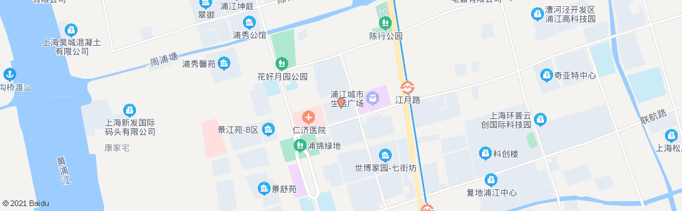 上海世博家园二街坊_公交站地图_上海公交_妙搜公交查询2024