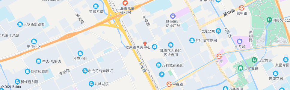 上海华宝路星站路_公交站地图_上海公交_妙搜公交查询2024