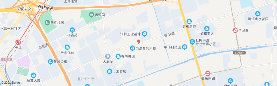 上海春申路梅富路_公交站地图_上海公交_妙搜公交查询2024
