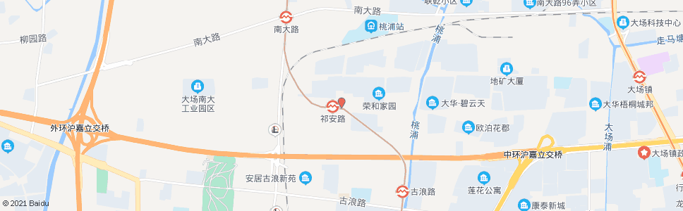 上海祁安路(招呼站)_公交站地图_上海公交_妙搜公交查询2024