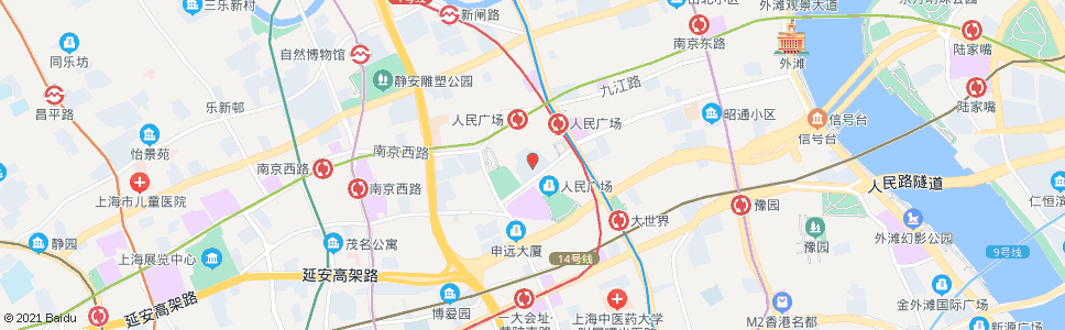 上海北门_公交站地图_上海公交_妙搜公交查询2024