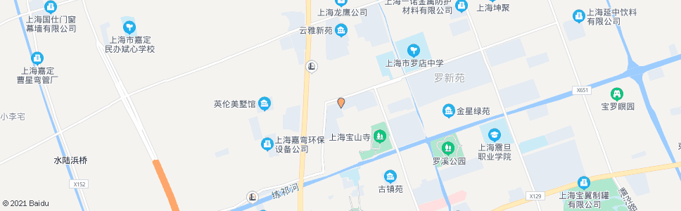 上海塘西街罗新路_公交站地图_上海公交_妙搜公交查询2024