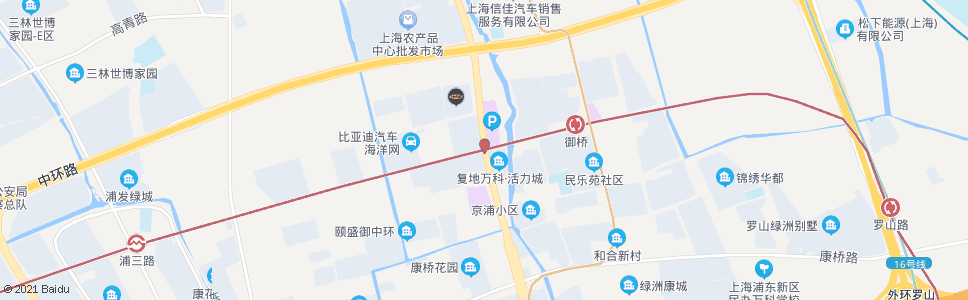 上海沪南路御桥路(御桥)_公交站地图_上海公交_妙搜公交查询2024