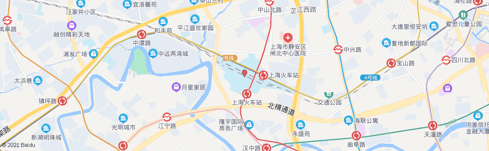 上海红星_公交站地图_上海公交_妙搜公交查询2024