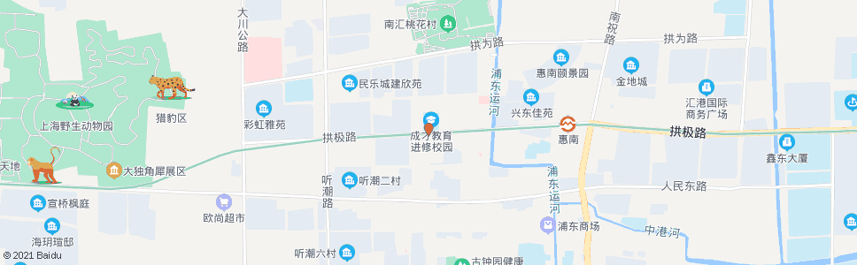 上海拱极路城西路_公交站地图_上海公交_妙搜公交查询2024
