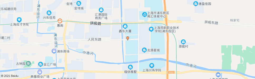 上海丰海路人民东路_公交站地图_上海公交_妙搜公交查询2024