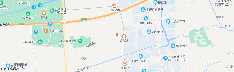 上海三鲁路闵瑞路_公交站地图_上海公交_妙搜公交查询2024