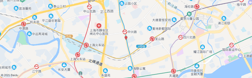 上海西藏北路永兴路_公交站地图_上海公交_妙搜公交查询2024