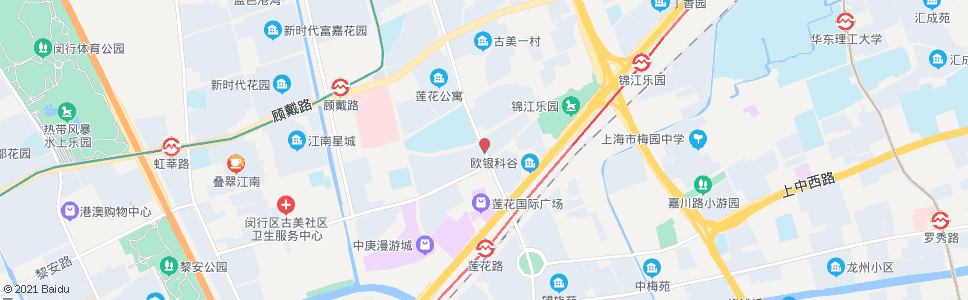 上海莲花路古美路_公交站地图_上海公交_妙搜公交查询2024