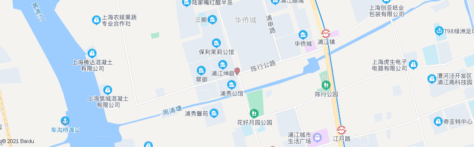 上海陈行路浦锦路_公交站地图_上海公交_妙搜公交查询2024