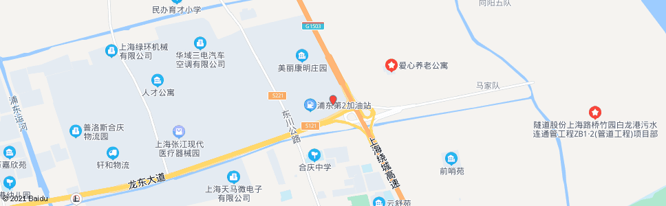上海合庆_公交站地图_上海公交_妙搜公交查询2024