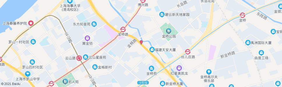 上海金桥路金杨路_公交站地图_上海公交_妙搜公交查询2024