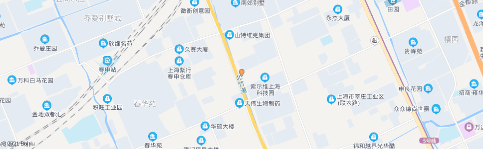 上海春西路申富路_公交站地图_上海公交_妙搜公交查询2024